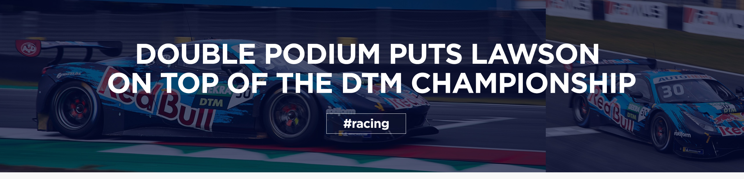 Double podium puts Lawson on top